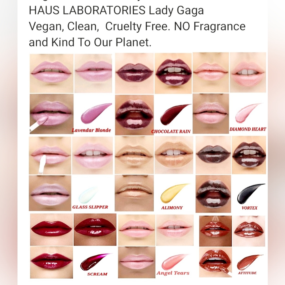 Haus Laboratories Le Riot Lip Gloss 14 Colors to choose from
